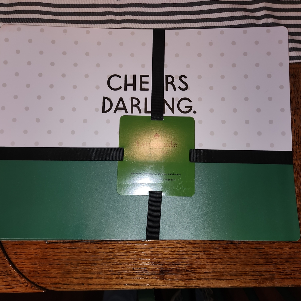 Kate Spade Cheers Darling Placemats